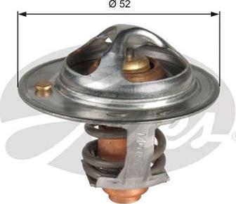 GATES-AU TH48682G1 - Coolant thermostat / housing autospares.lv