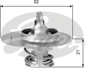 GATES-AU TH03282G1 - Coolant thermostat / housing autospares.lv