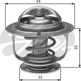 GATES-AU TH30888G1 - Coolant thermostat / housing autospares.lv