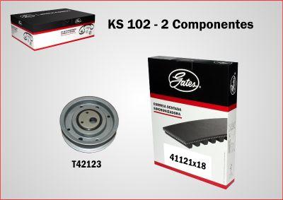 GATES-BR KS102 - Timing Belt Set autospares.lv