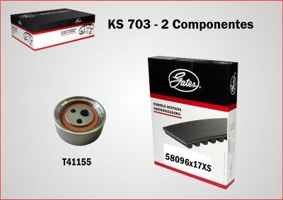 GATES-BR KS703 - Timing Belt Set autospares.lv