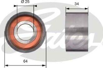 GATES-BR T41234 - Tensioner Pulley, timing belt autospares.lv