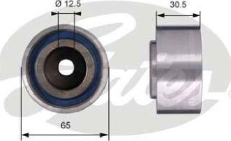 GATES-BR T42061 - Deflection / Guide Pulley, timing belt autospares.lv