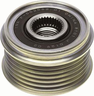 GATES-MX 37133P - Pulley, alternator, freewheel clutch autospares.lv