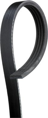 GATES-MX K040457 - V-Ribbed Belt autospares.lv