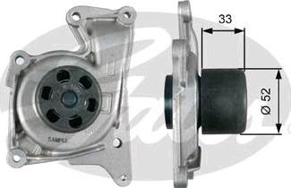 GATES-SEA GWP-0349 - Water Pump autospares.lv