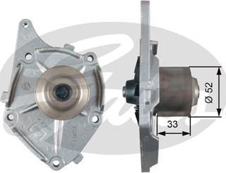 GATES-SEA GWP-0273 - Water Pump autospares.lv