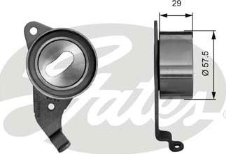 GATES-SEA T41067 - Tensioner Pulley, timing belt autospares.lv