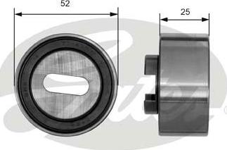 GATES-SEA T41030 - Tensioner Pulley, timing belt autospares.lv