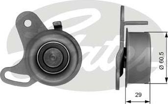 GATES-SEA T41037 - Tensioner Pulley, timing belt autospares.lv