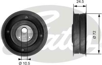 GATES-SEA T41079 - Tensioner Pulley, timing belt autospares.lv