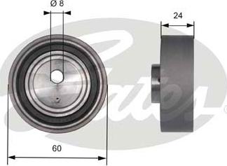 GATES-SEA T41187 - Tensioner Pulley, timing belt autospares.lv