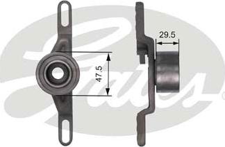 GATES-SEA T41260 - Tensioner Pulley, timing belt autospares.lv