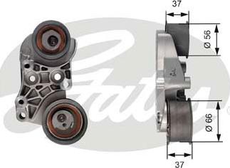 GATES-SEA T41268 - Tensioner Pulley, timing belt autospares.lv