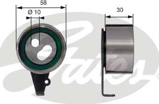 GATES-SEA T41285 - Tensioner Pulley, timing belt autospares.lv