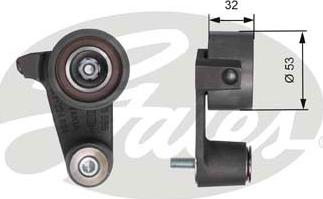 GATES-SEA T41270 - Tensioner Pulley, timing belt autospares.lv