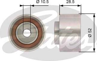 GATES-SEA T42008 - Deflection / Guide Pulley, timing belt autospares.lv