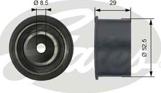 GATES-SEA T42084 - Deflection / Guide Pulley, timing belt autospares.lv