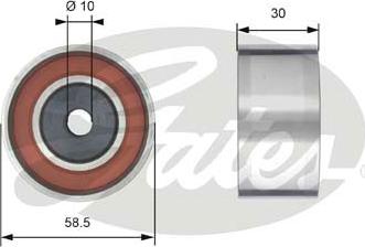 GATES-SEA T42202 - Deflection / Guide Pulley, timing belt autospares.lv