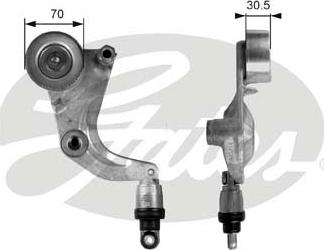 GATES-SEA T39077 - Belt Tensioner, v-ribbed belt autospares.lv