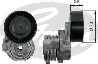 GATES-SEA T39148 - Belt Tensioner, v-ribbed belt autospares.lv