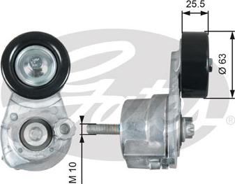 GATES-SEA T39160 - Belt Tensioner, v-ribbed belt autospares.lv