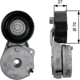 GATES-SEA T39320 - Belt Tensioner, v-ribbed belt autospares.lv