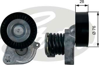 GATES-SEA T39207 - Belt Tensioner, v-ribbed belt autospares.lv