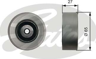 GATES-SEA T36451 - Pulley, v-ribbed belt autospares.lv