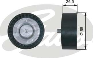 GATES-SEA T36465 - Pulley, v-ribbed belt autospares.lv