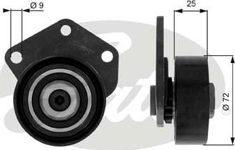 GATES-SEA T36049 - Pulley, v-ribbed belt autospares.lv