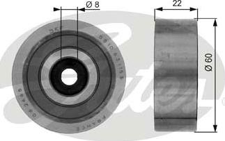 GATES-SEA T36040 - Pulley, v-ribbed belt autospares.lv