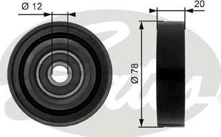 GATES-SEA T36086 - Pulley, v-ribbed belt autospares.lv