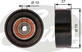 GATES-SEA T36029 - Pulley, v-ribbed belt autospares.lv