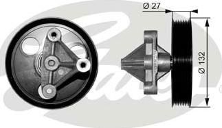 GATES-SEA T36194 - Pulley, v-ribbed belt autospares.lv