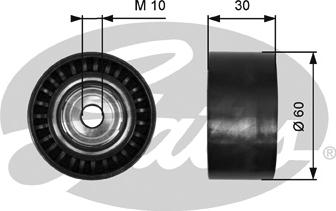 GATES-SEA T36380 - Pulley, v-ribbed belt autospares.lv