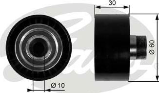 GATES-SEA T36295 - Pulley, v-ribbed belt autospares.lv