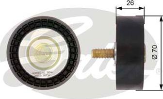 GATES-SEA T36296 - Pulley, v-ribbed belt autospares.lv