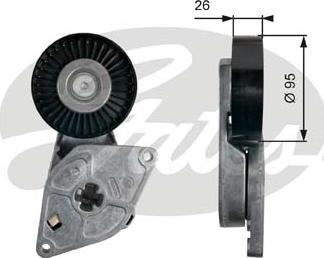 GATES-SEA T38491 - Belt Tensioner, v-ribbed belt autospares.lv