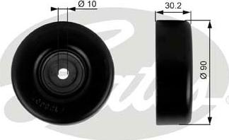 GATES-SEA T38042 - Pulley, v-ribbed belt autospares.lv