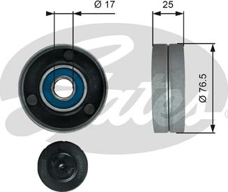 GATES-SEA T38059 - Pulley, v-ribbed belt autospares.lv