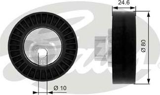 GATES-SEA T38069 - Pulley, v-ribbed belt autospares.lv