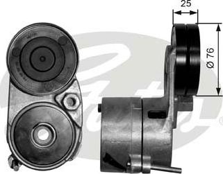 GATES-SEA T38193 - Belt Tensioner, v-ribbed belt autospares.lv