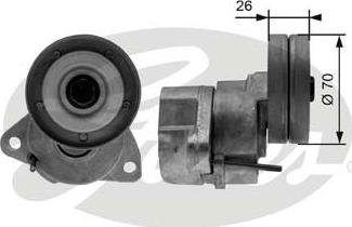 GATES-SEA T38154 - Belt Tensioner, v-ribbed belt autospares.lv