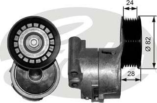 GATES-SEA T38343 - Belt Tensioner, v-ribbed belt autospares.lv