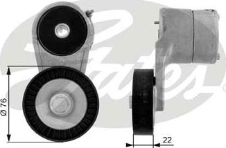 GATES-SEA T38212 - Belt Tensioner, v-ribbed belt autospares.lv