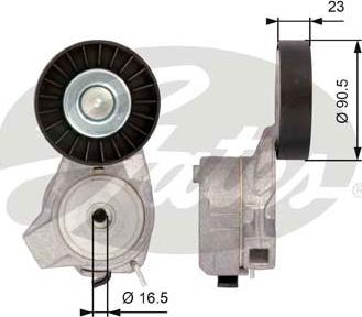 GATES-SEA T38226 - Belt Tensioner, v-ribbed belt autospares.lv