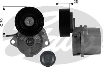 GATES-SEA T38223 - Belt Tensioner, v-ribbed belt autospares.lv