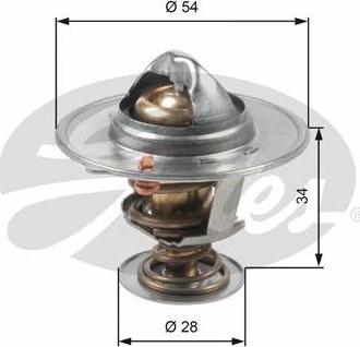 GATES-SEA TH47685G1 - Coolant thermostat / housing autospares.lv