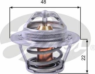 GATES-SEA TH00391G1 - Coolant thermostat / housing autospares.lv